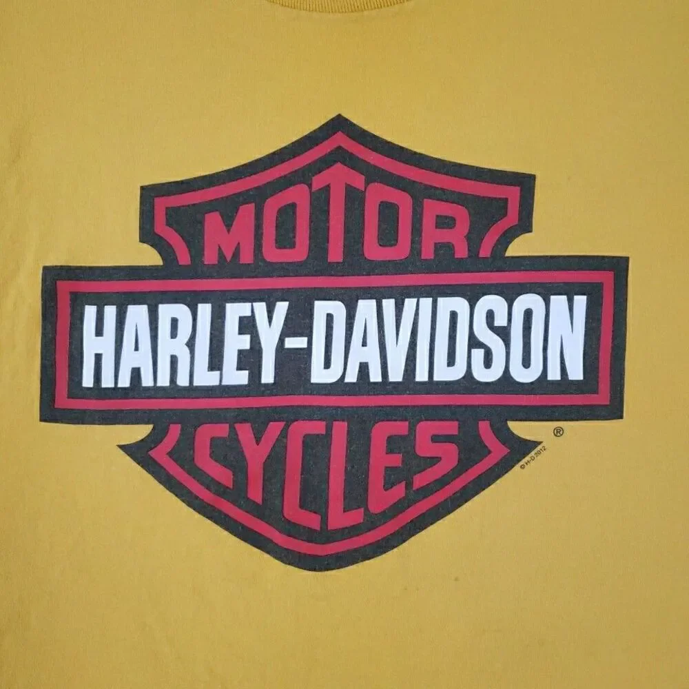 Harley Davidson T Shirt Short Sleeve Bald Eagle Valley Belmont OH Men's Sz M